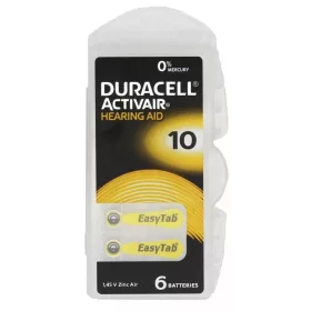   Duracell batéria do načúvacích prístrojov DA10 0%Hg (1,45V) B6