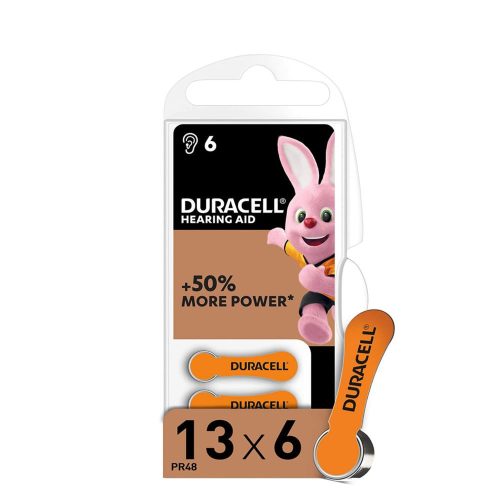 Duracell batéria do načúvacích prístrojov DA13 0%Hg (1,45V) B6