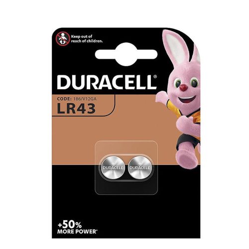 Knoflíkový článok Duracell Alkaline AG12 / LR43 (1,5 V) B2