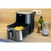 Fritéza na vzduchu 8 litrov XXXL, teplovzdušná fritéza s displejom, INOX -1800W