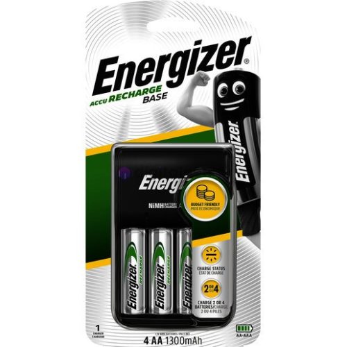 Nabíjačka batérií Energizer BASE + 4ks 1300mAh R2U AA