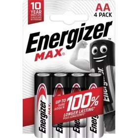   Tužková batéria Energizer MAX AA s dlhou životnosťou LR6 B4