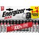 Tužková batéria Energizer Max s dlhou životnosťou AA LR6 B12