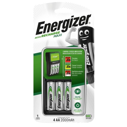 Nabíjacia súprava Energizer Maxi + 4x2000mAh tužková batéria AA