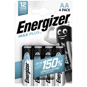   Tužková batéria Energizer Max PLUS AA s dlhou životnosťou LR6 B4