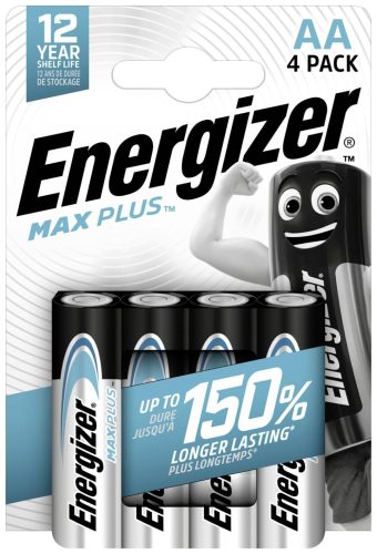 Tužková batéria Energizer Max PLUS AA s dlhou životnosťou LR6 B4