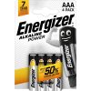 Energizer Alkaline Power Alkalická mikro batéria AAA B4 s dlhou životnosťou