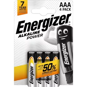   Energizer Alkaline Power Alkalická mikro batéria AAA B4 s dlhou životnosťou