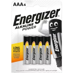   Energizer Alkaline Power Alkalická mikro batéria AAA B4 s dlhou životnosťou