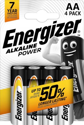 Energizer Alkalická napájacia alkalická tužková batéria AA LR6 B4