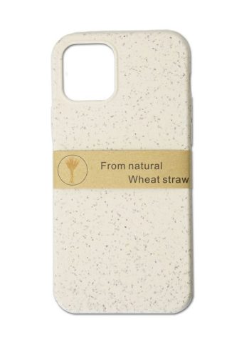 ECO2 ZEROWASTE IPHONE 12 / 12 PRO 6.1 PUZDRO Z PRÍRODNÉHO MATERIÁLU BIELE