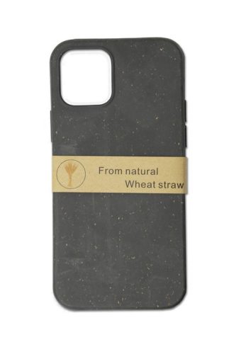 ECO2 ZEROWASTE IPHONE 12 / 12 PRO 6.1 PUZDRO Z PRÍRODNÉHO MATERIÁLU ČIERNE