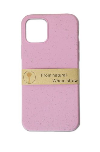 ECO2 ZEROWASTE IPHONE 12 / 12 PRO 6.1 PUZDRO Z PRÍRODNÉHO MATERIÁLU RUŽOVÉ
