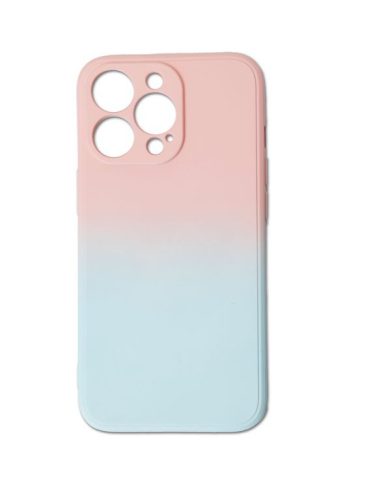 TJ COLOR-TRANSFER IPHONE 13 PRO 6.1 RUBBER TPU CASE PINK-BLUE
