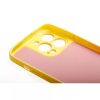Farebne priehľadné žlto-ružové gumové TPU puzdro iPhone 13 Pro TJ