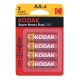 Kodak Extra zinková polorýchla tužková batéria AA LR6 B4