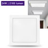 LED panel štvorcový - montážny 24W 4000K
