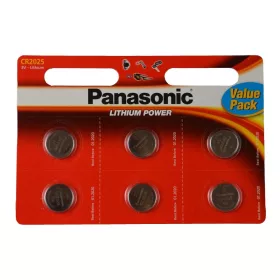 Lítiový knoflíkový článok Panasonic CR2025 3V B6