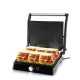 Elektromos grill és melegszendvics sütő, tapadásmentes, 2200W, 180°-ban nyitható