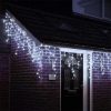 Zelux 100 LED 2,5 m vianočná svetelná opona Osvetlenie CW
