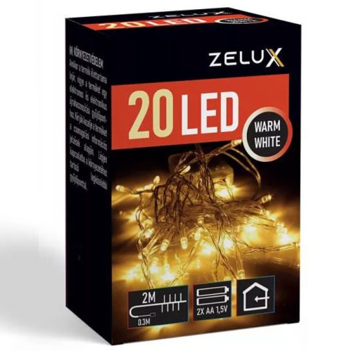 Zelux 20 viedol vianočné osvetlenie WW