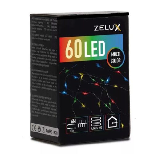 Zelux 60 LED 6M vianočné osvetlenie MC