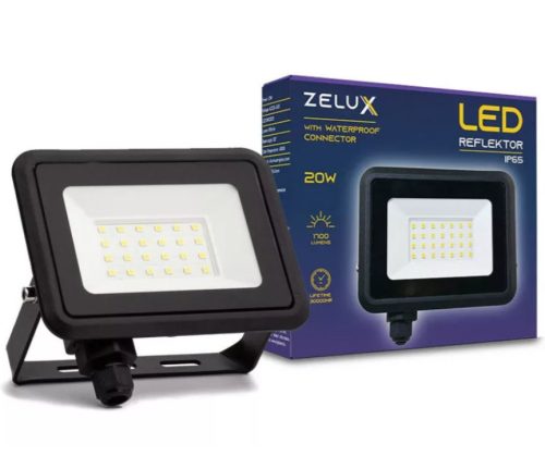 Zelux Led reflektor 20W IP65 NW 4000K