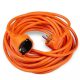 Predlžovací kábel Zelux 1 smer 20 m s káblom 1,5 mm2 (oranžový)