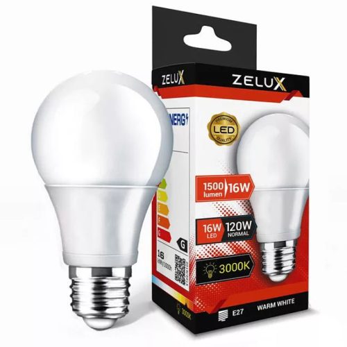 Zelux Led Globe A70 16W E27 3000K Globe žiarovka